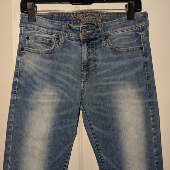 American Eagle Outfitters Extreme Flex Skinny Leg Cut Slim Jeans Pants 30x32 - Picture 3 of 8